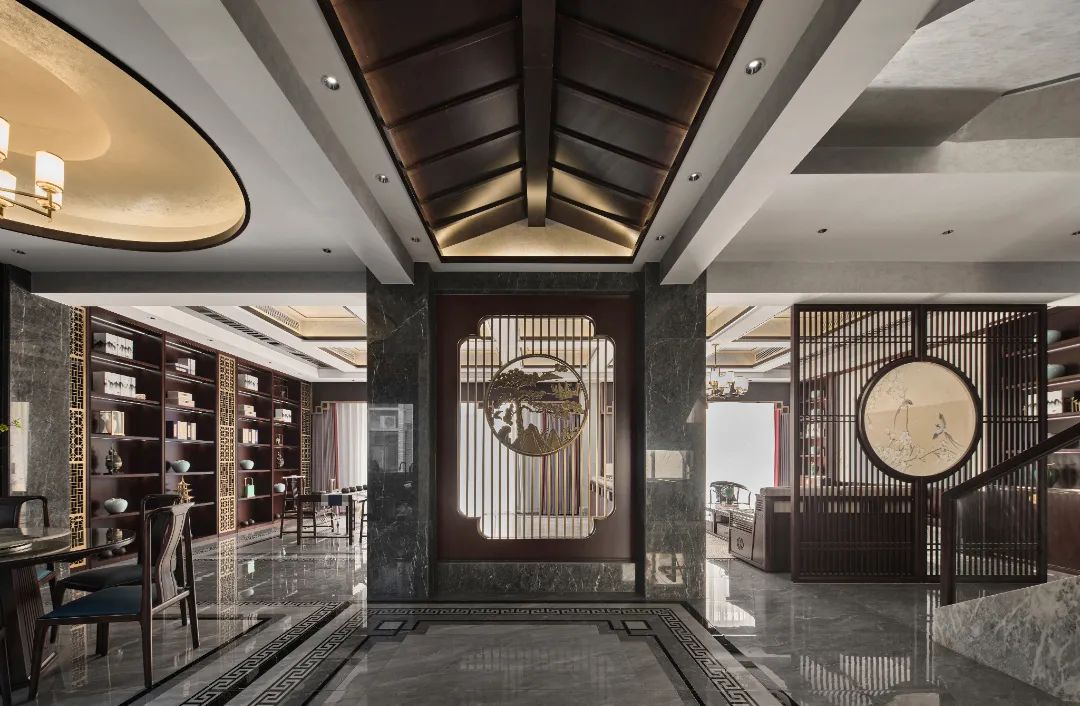 汊河别墅新潮东方 中式风格丨中国滁州丨山舍设计-16