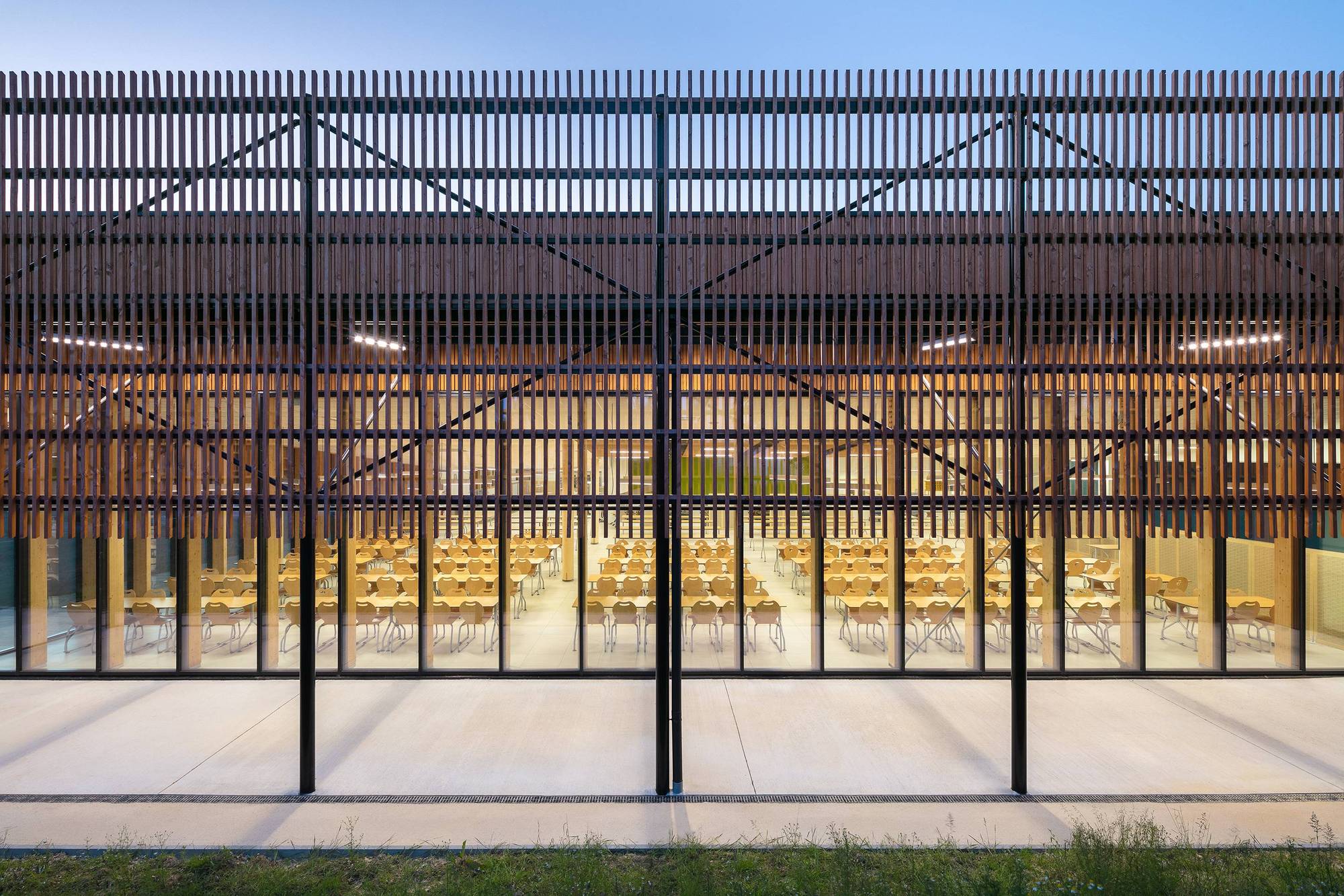 Rene Cassin 学校食堂丨法国丨Brulé Architectes Associés-26