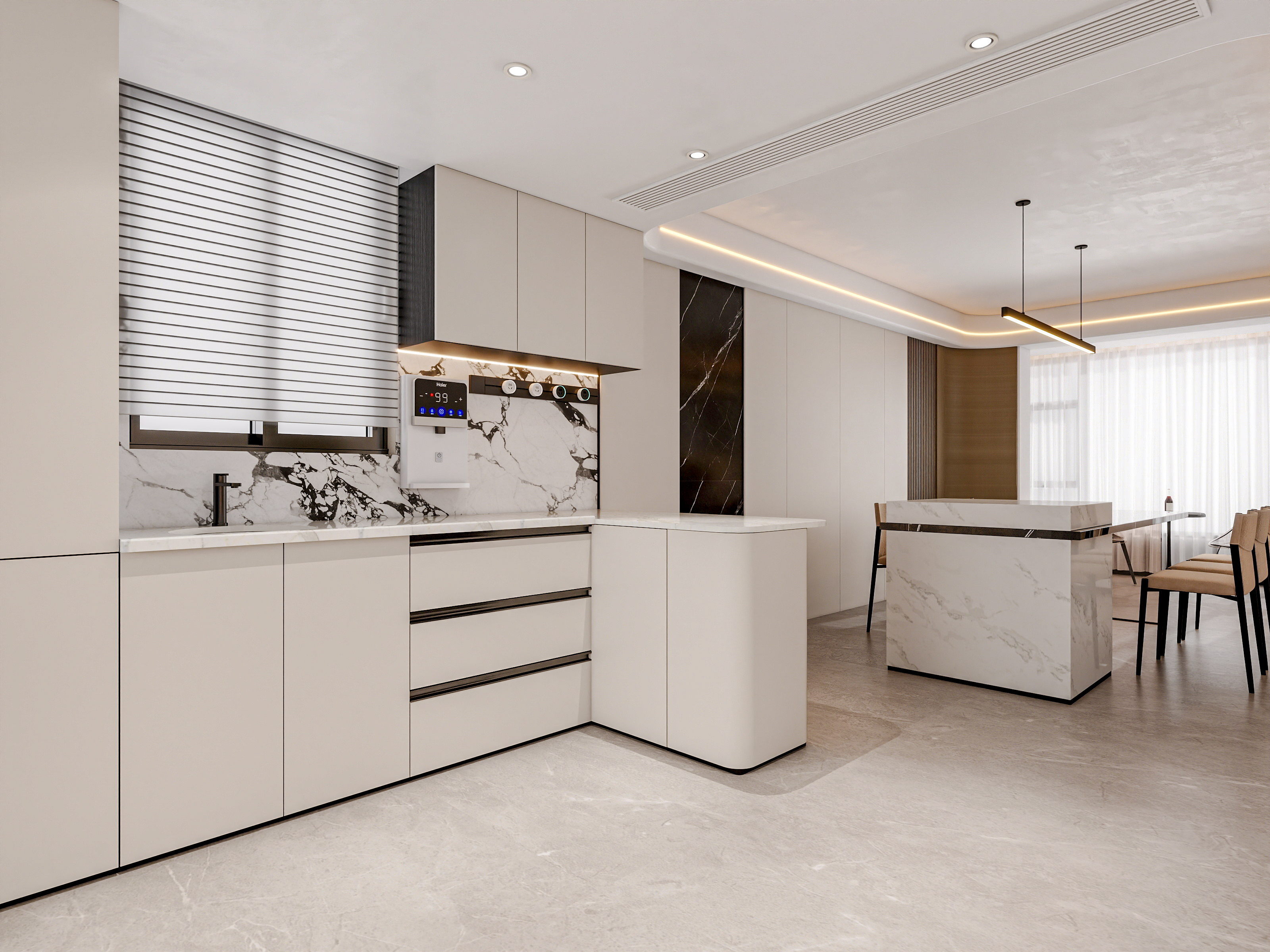 上海浅水湾花园（408平方现代简约别墅）-12