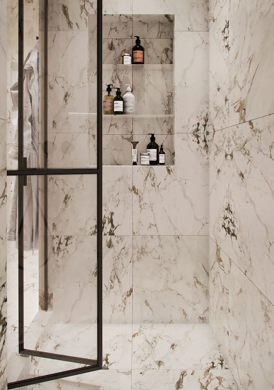 85㎡现代轻奢三居室设计丨Alexander Bocharov-44