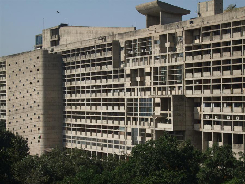 印度昌迪加尔秘书处大楼丨勒·柯布西耶（Le Corbusier）-22