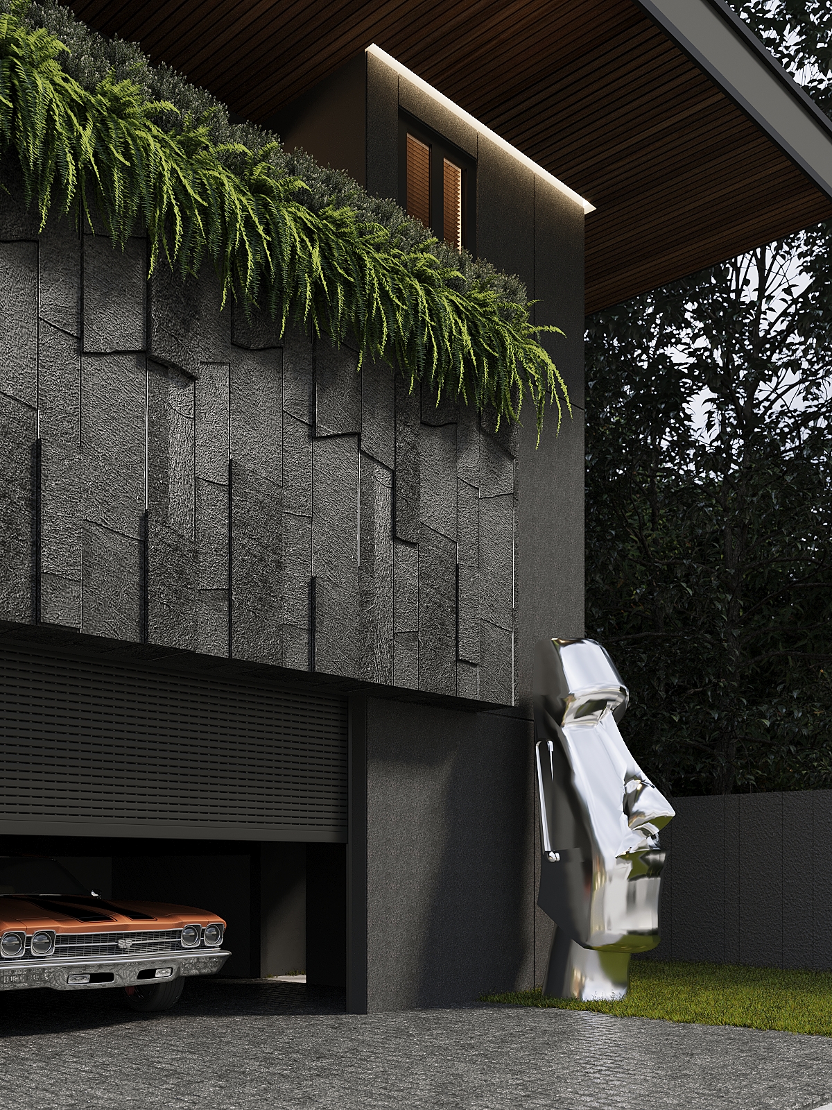 黑珍珠别墅丨PHẠM MINH ARCHITECT-7