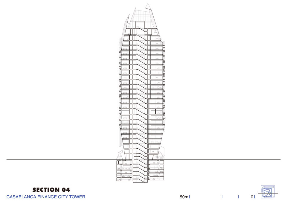 卡萨布兰卡金融城大厦丨摩洛哥卡萨布兰卡丨Morphosis-67