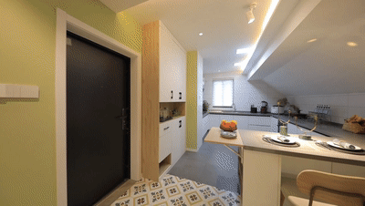 80㎡金字塔奇居室爆改-61