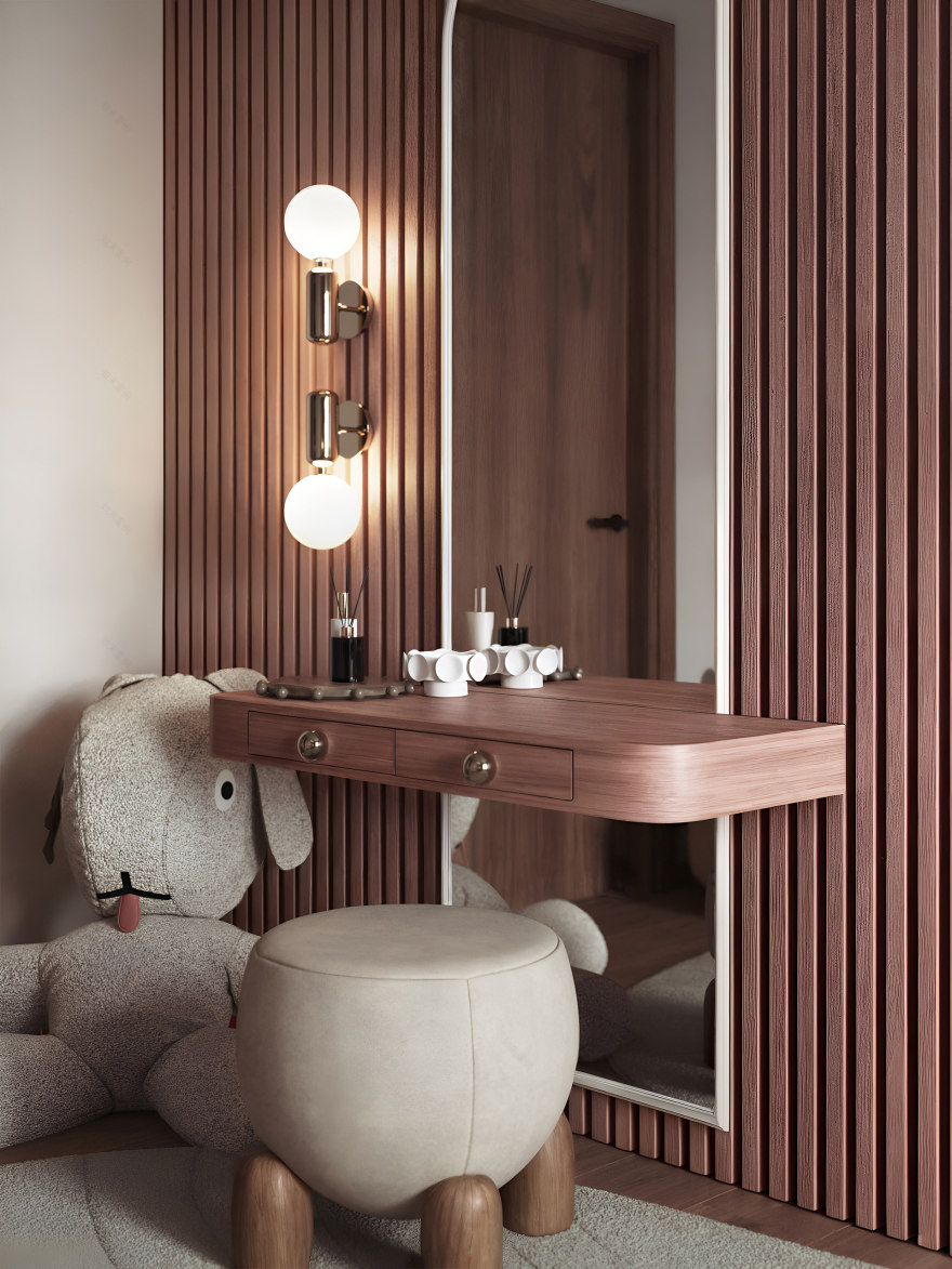 DESIGN PROJECT FOR A GIRL'S ROOM | Детская для девочки-12