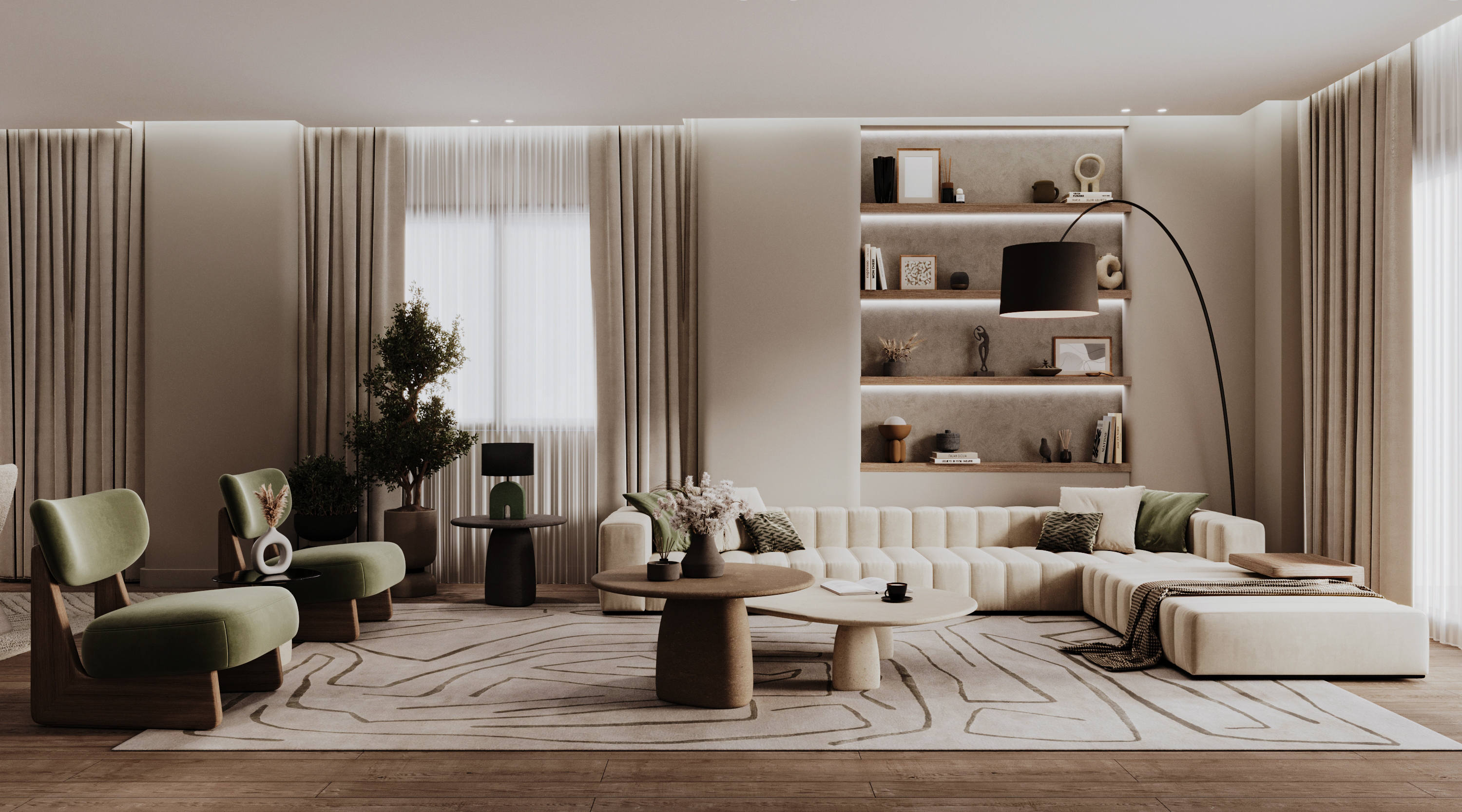 Earthy Modern Apartment-3