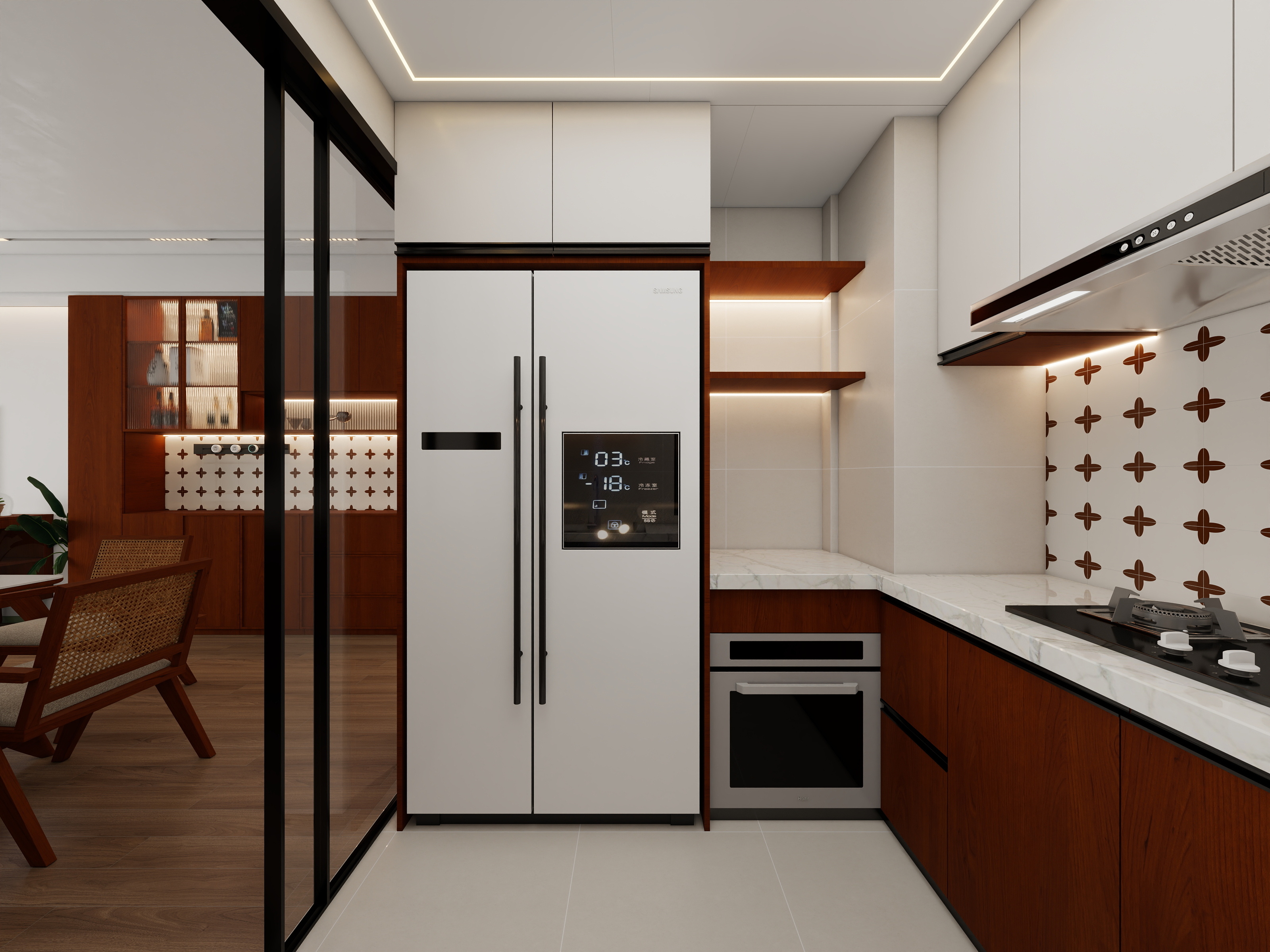 四川成都金域华府（100平方中古风三居室）-58