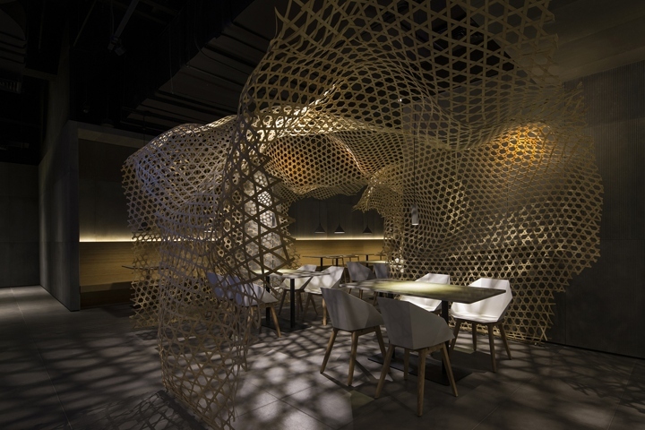 穿越时空的川味竹艺·佛山“川之厨房”餐厅设计-1