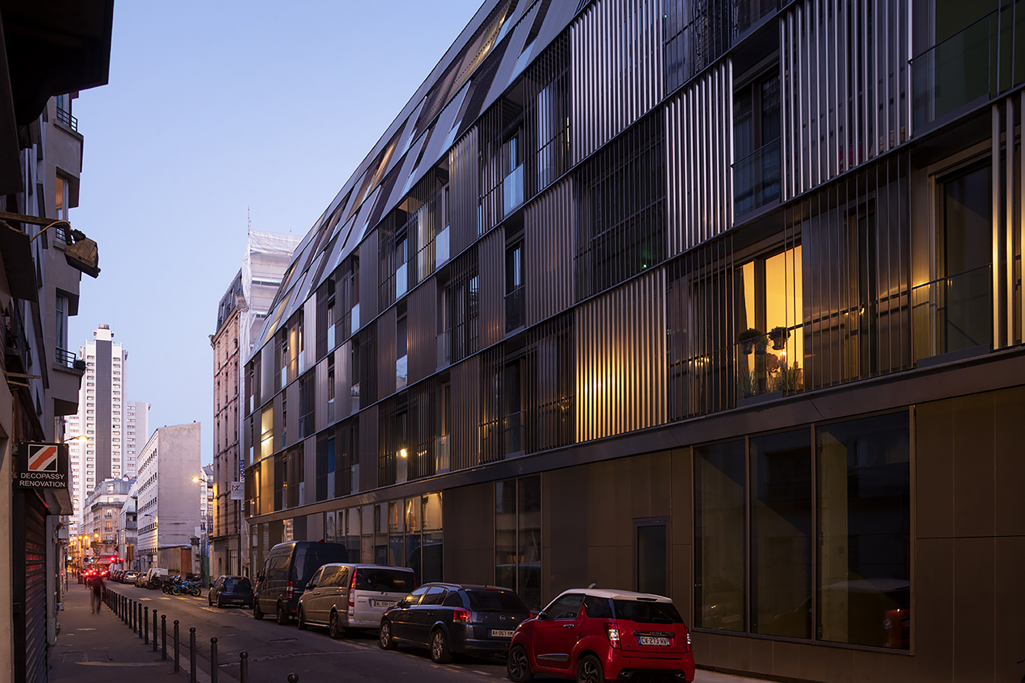 Rue Castagnary 混合用途建筑丨法国巴黎丨TANK-27