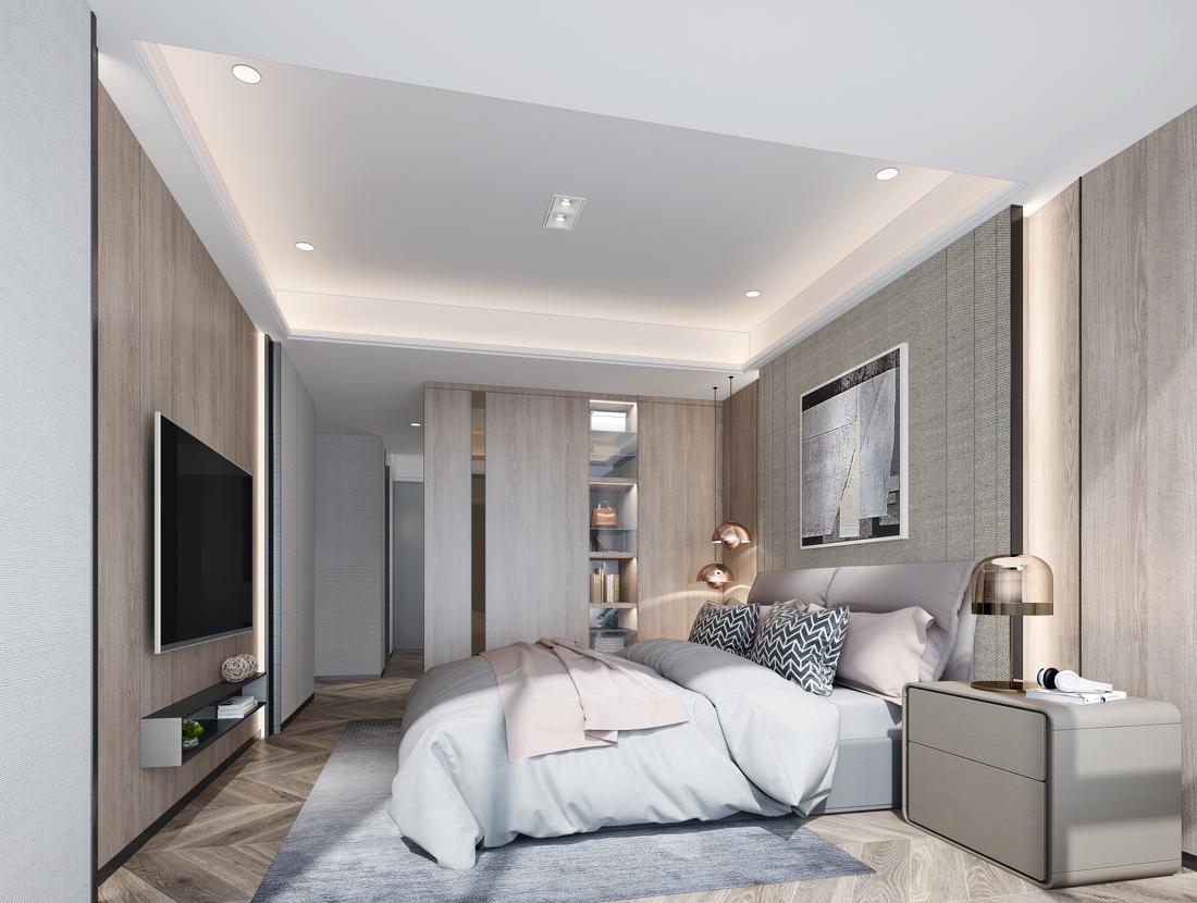 轻美式山景宅 生活与自然相融-26