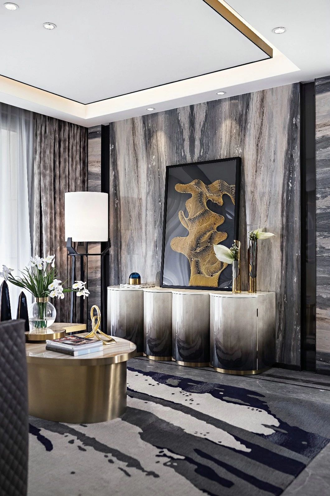 则灵艺术丨极致高级灰别墅,时尚更有范!丨中国西安-30