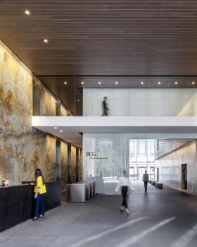 波浪造型立面设计，Seaport District 地标建筑