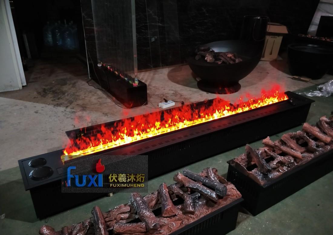 智能家居配饰打造现代音乐雾化壁炉空间-4