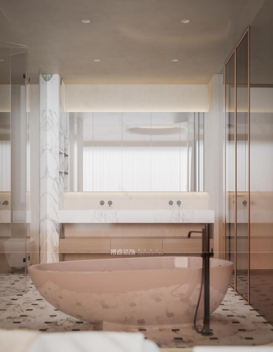 极简奶油私宅设计丨中国广州丨博睿设计-28