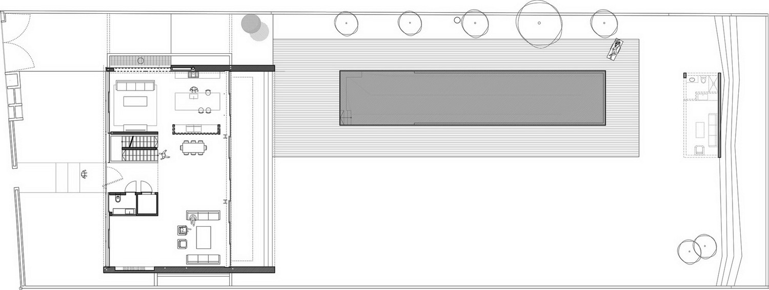 以色列现代百叶窗式住宅,自然光线与户外泳池完美融合-30