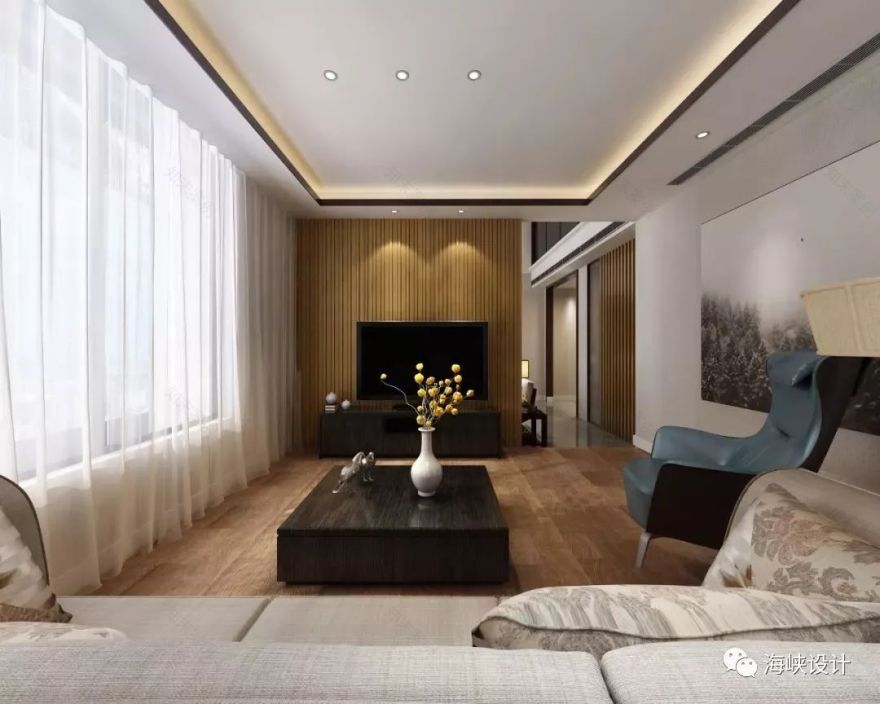 洪斌设计 | 现代港式风格与新中式韵味的完美融合-37