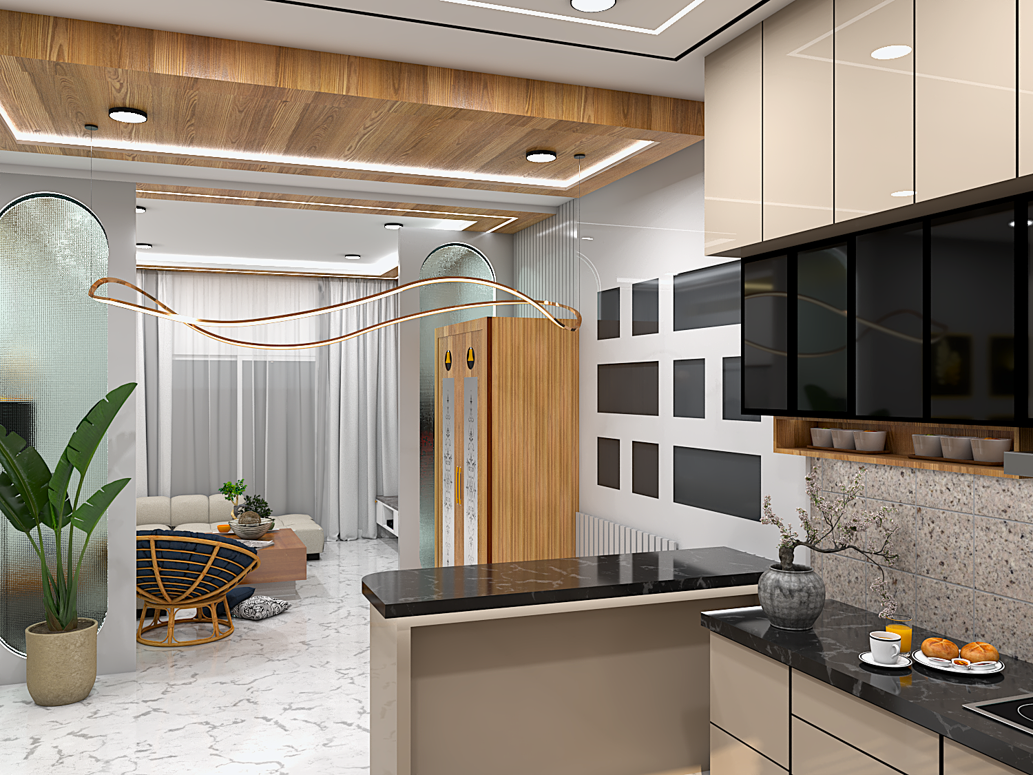 Timeless Tranquility: Classic Living Room Design-0