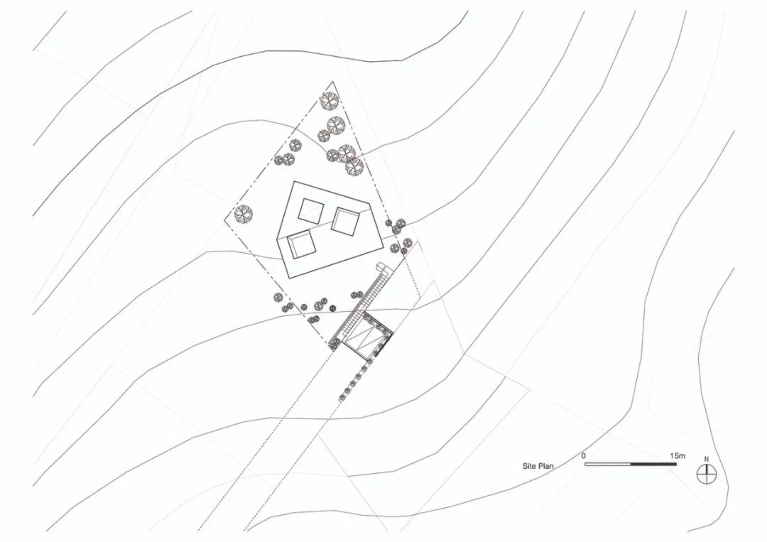 首尔以东的倾斜屋顶乡村住宅-52