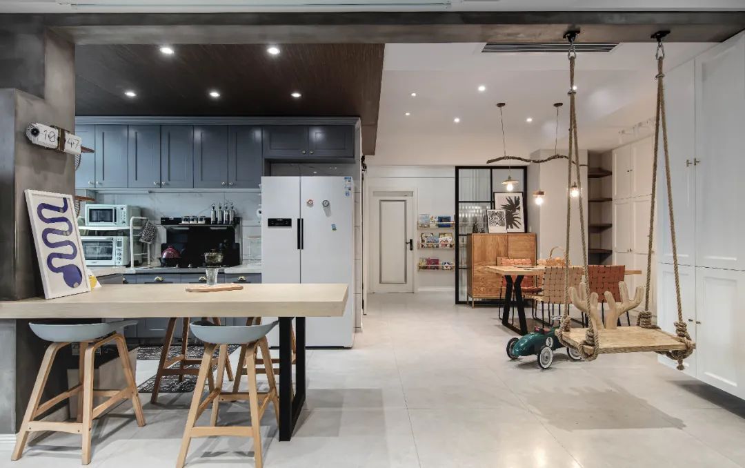 武汉 119㎡LDK 之家,通透收纳空间,互动满分的家居设计-31