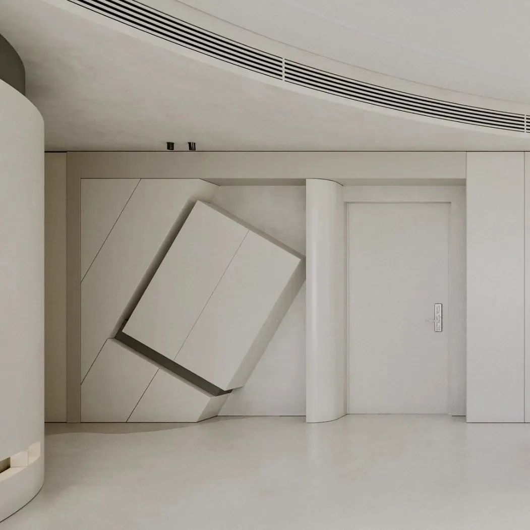 纯白极简空间 · 1000+双鞋业主的家丨无一内建筑设计事务所-5