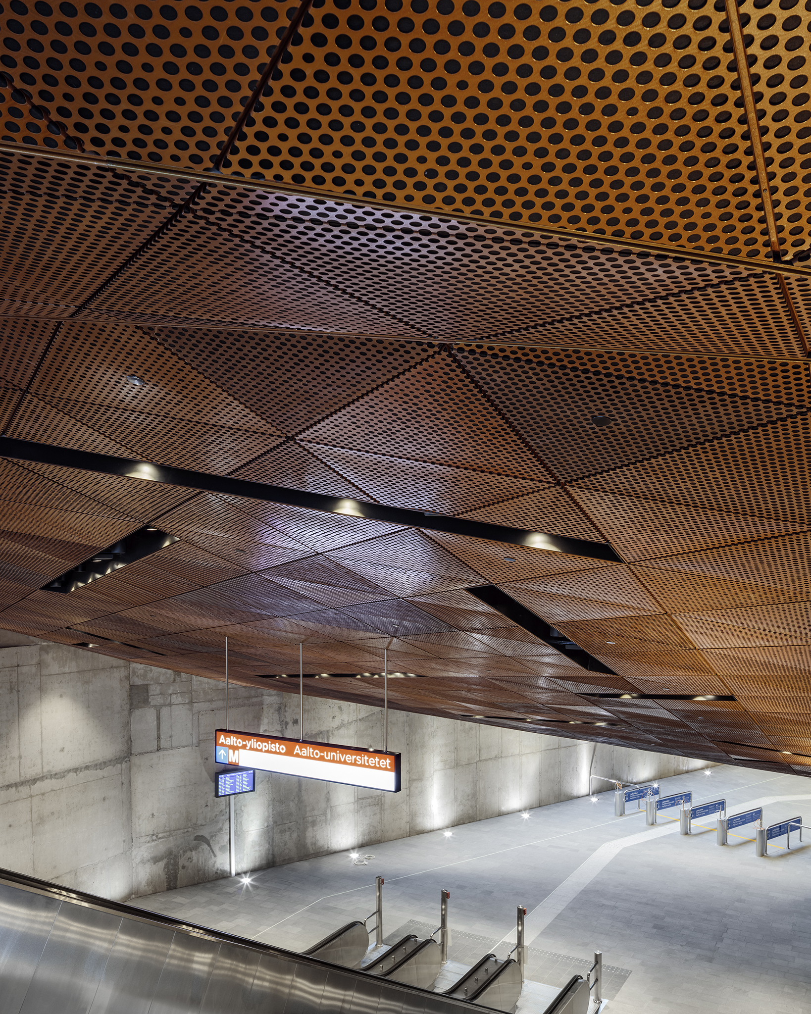 Aalto University Metro Station | ALA Architects-18