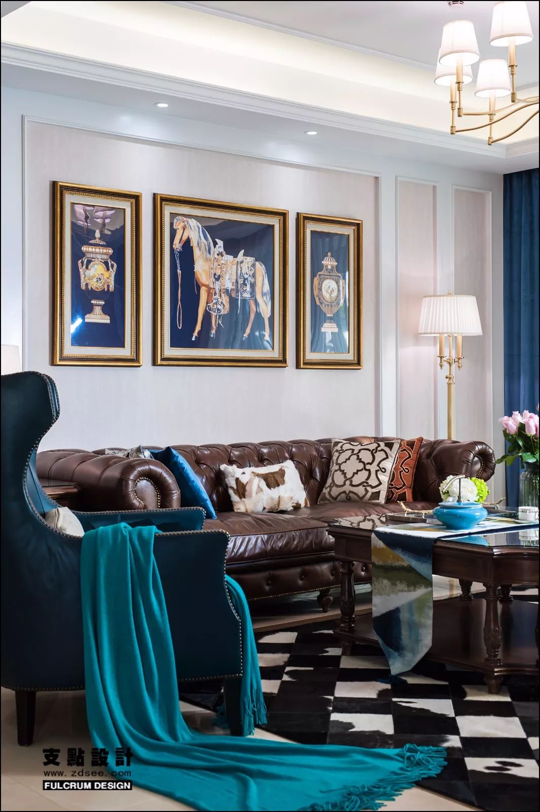 《忆时光》支点设计，现代美式风情融入温馨家居-17