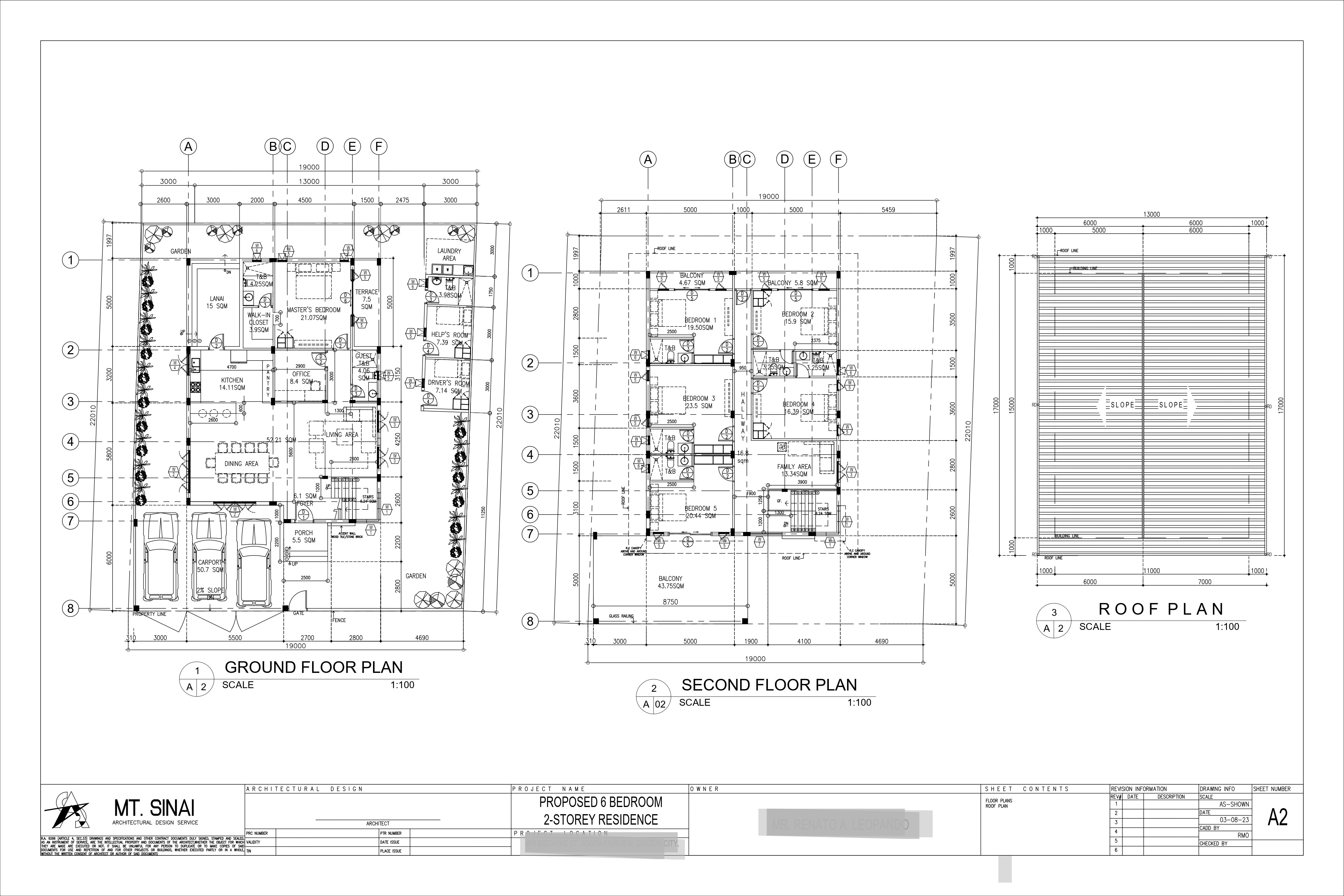 FAIRVIEW 6 BEDROOM RESIDENCE PLANS-0