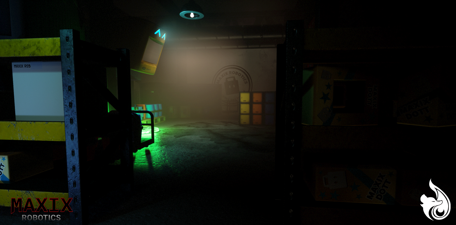 迈艾机器人公司（注：Ma·i根据发音推测音译为迈艾，这里假设是一家机器人公司名，若有更准确背景信息，翻译可能更精准） 丨Belfrost Studios-7