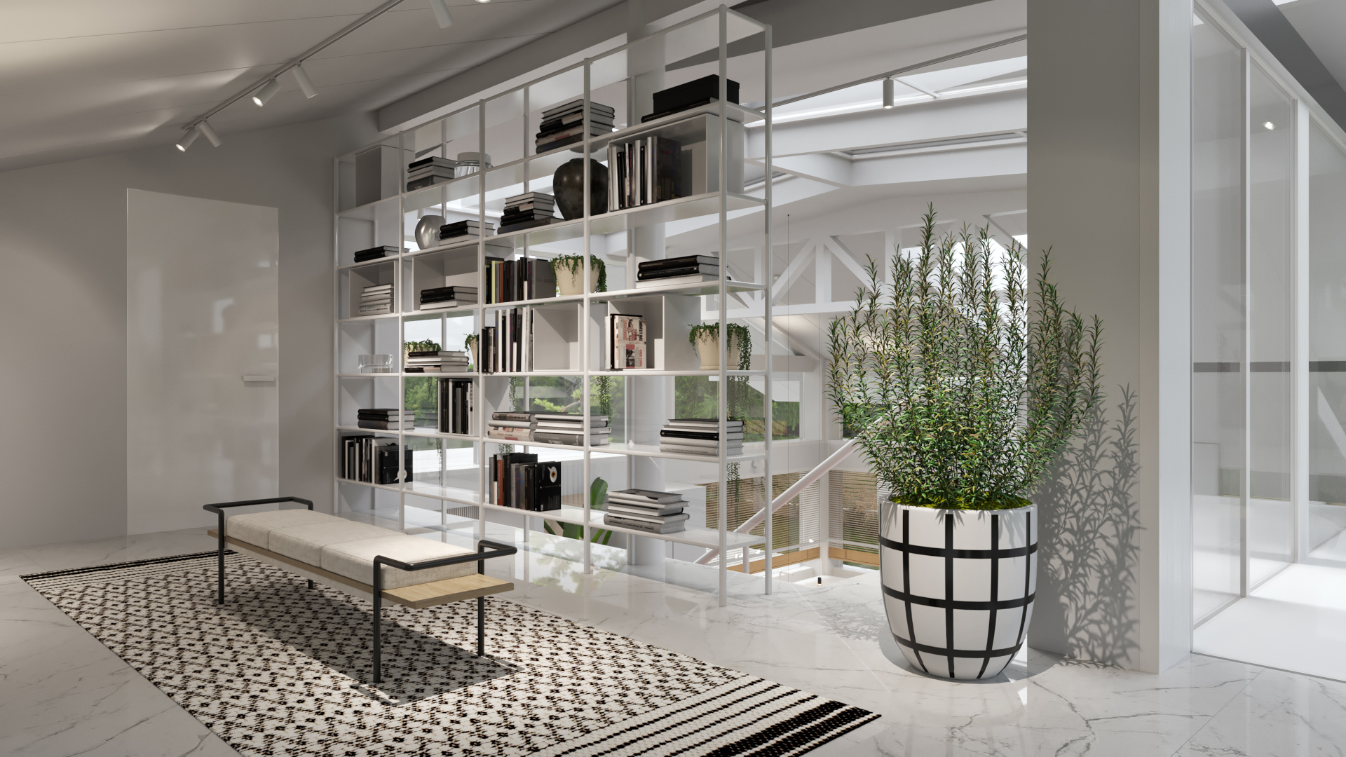 乌克兰现代半木屋的自然之光-6