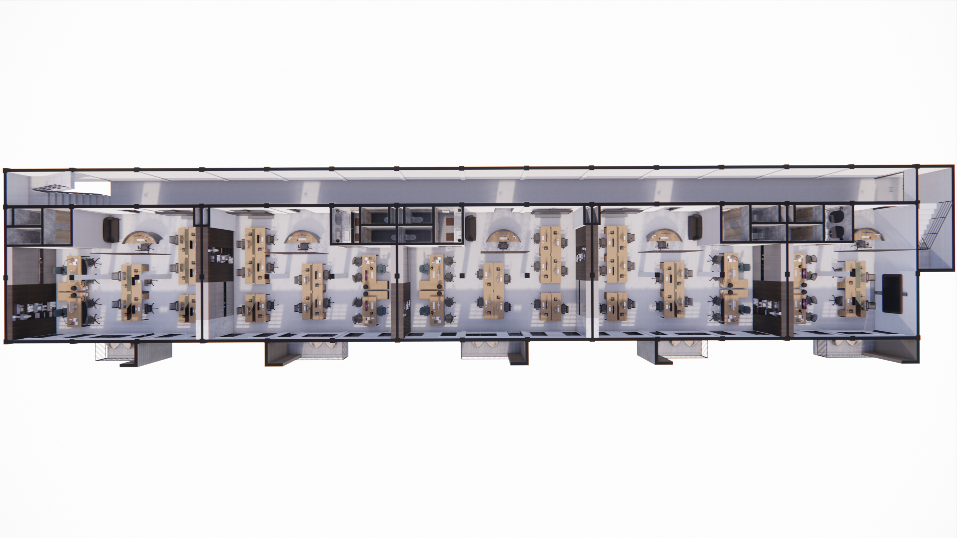 Residential/Commercial Building - 3D Modeling Project-35