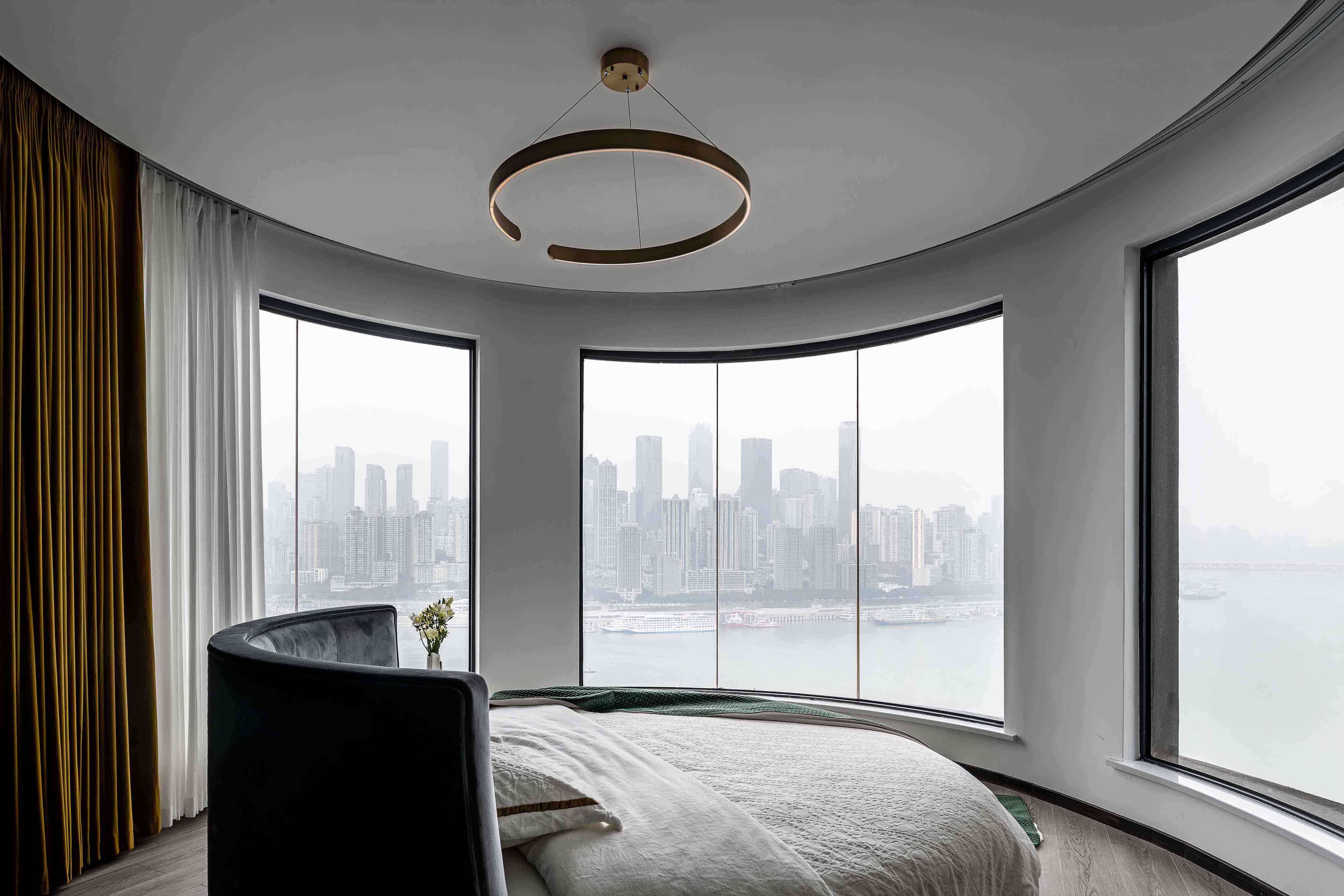 皇冠国际 160㎡ 复古绿江景梦中情房丨中国重庆丨琢信装饰-18