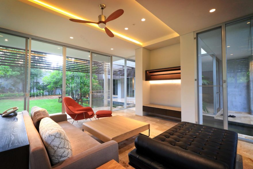 Design inspired by a desire to engage with the landscape and to celebrate the existing trees CAANdesign Architecture and home design blog-20