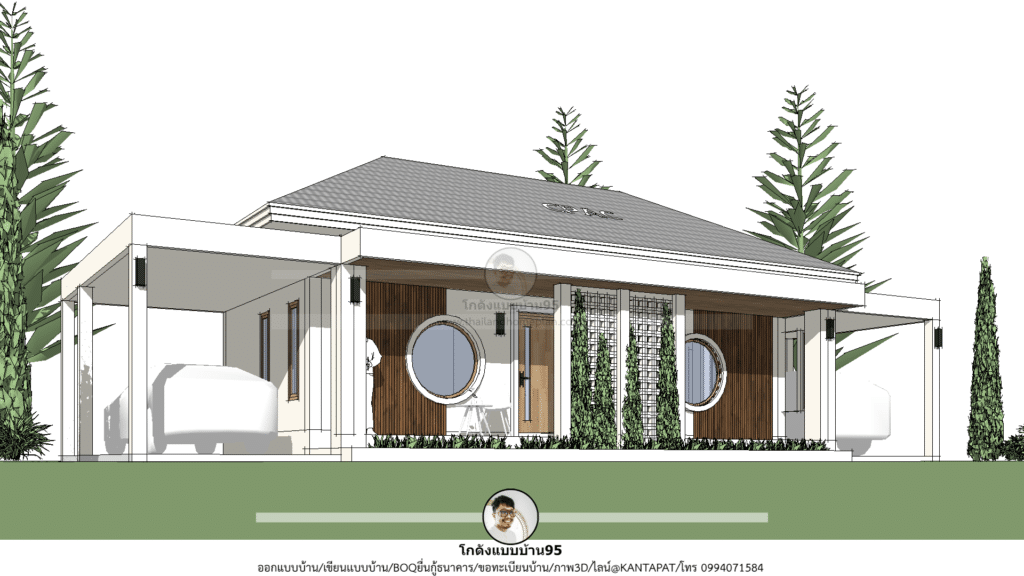 度假村 P  2291 设计方案丨KODANG BAAB BAAN（仓库式房屋）-26