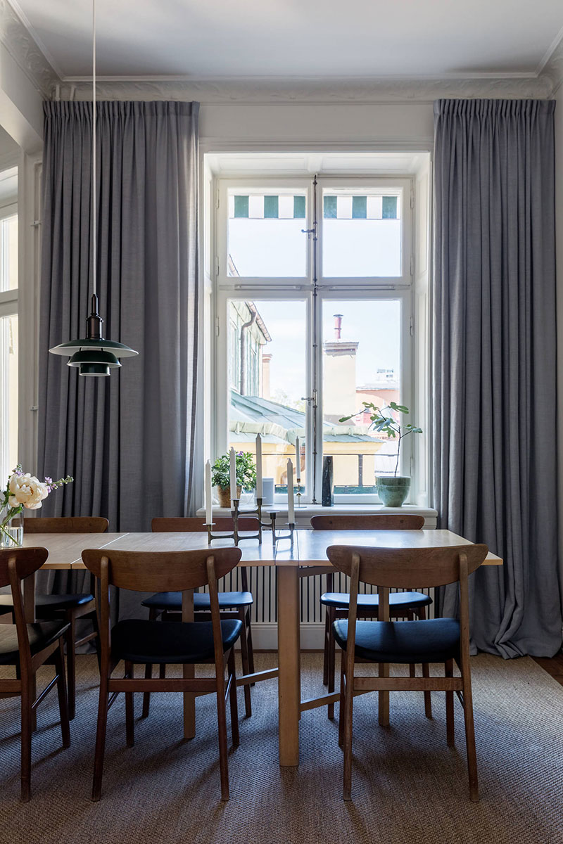 色彩对比的斯德哥尔摩公寓-14