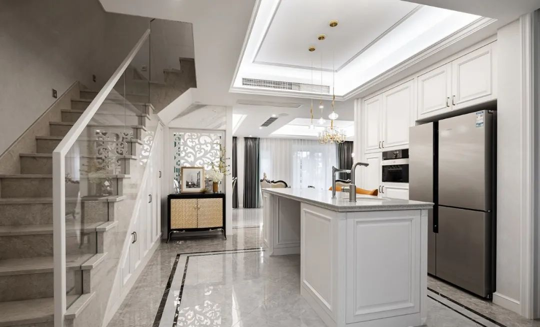 160㎡美式轻奢别墅,温馨空间与高效利用的完美结合-20