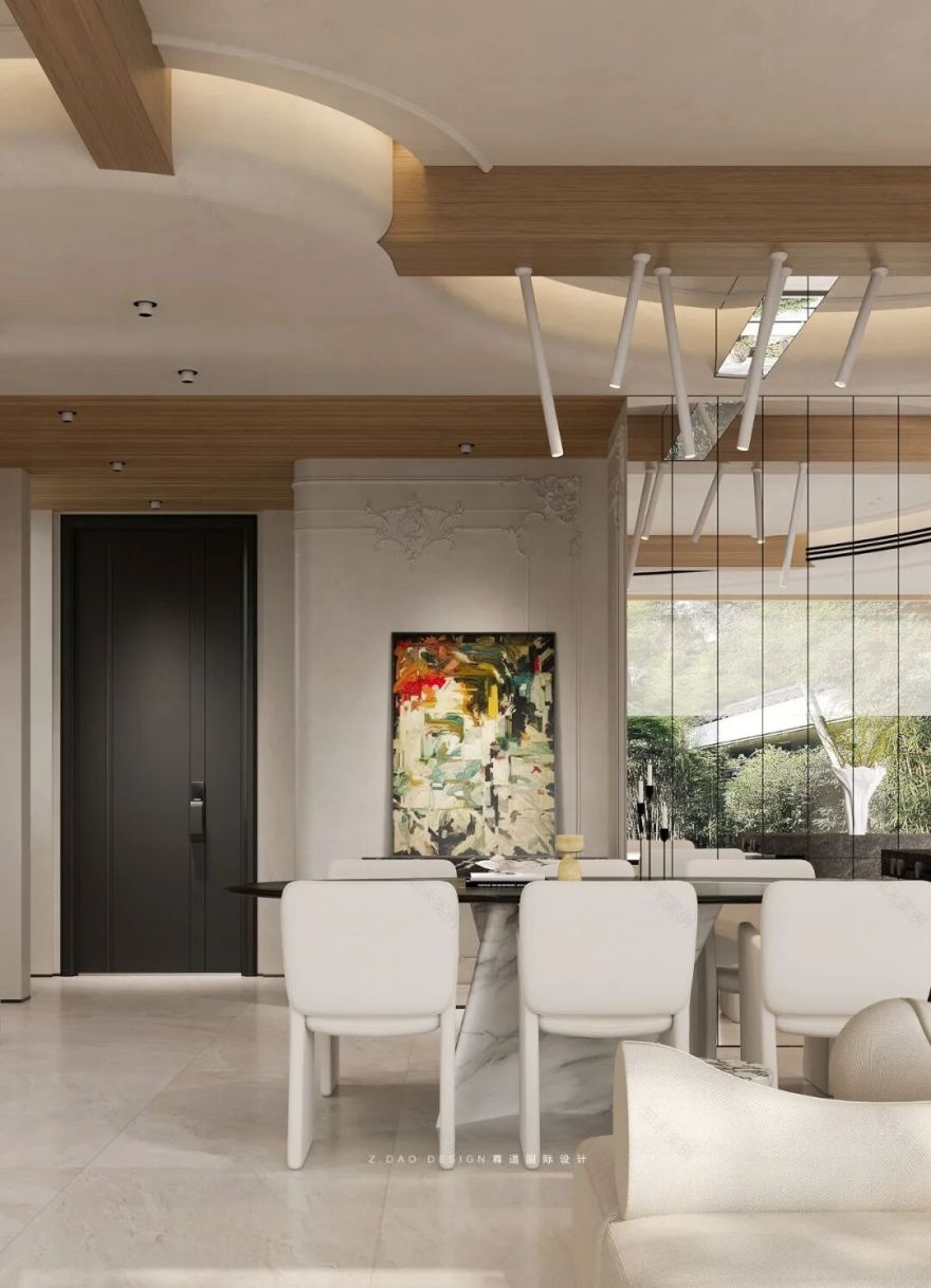 尊道新作|合肥『丽丰璞羽山』500㎡自然主义别墅,让家如有机生命般生长。-225