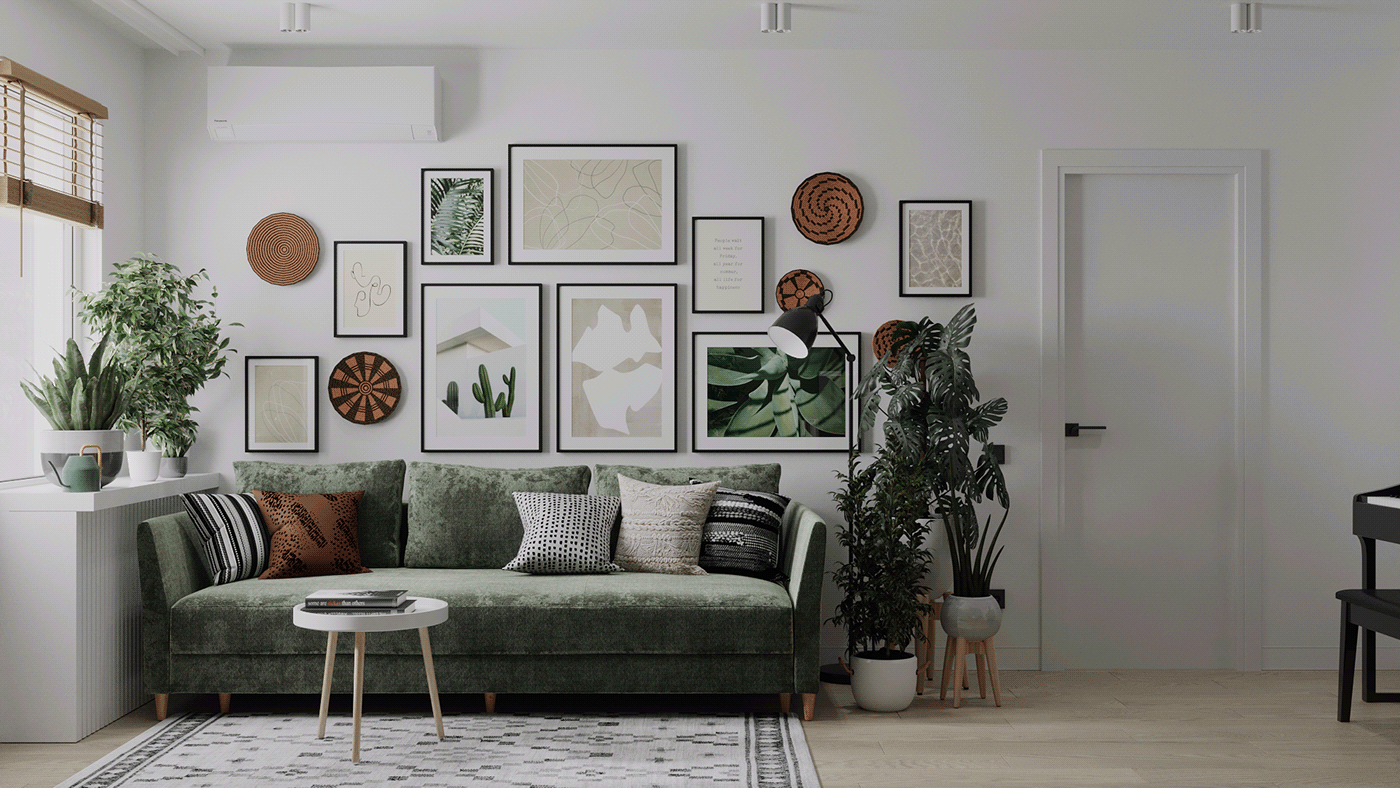 清新的小公寓，完美效果展现                     -0