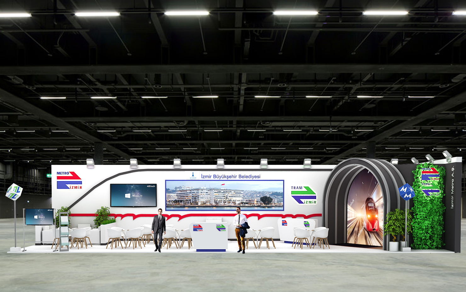 İZMİR METRO , RAIL INDUSTRY SHOW 2020 , FAIR STAND-0