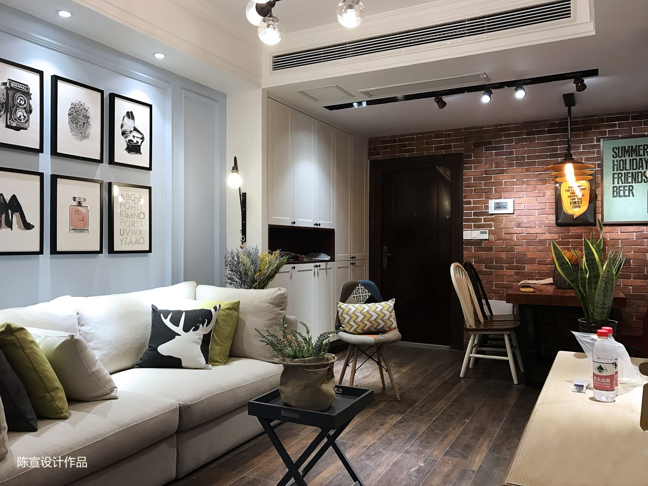 陈宣设计 · 重庆 65 平米美式工业风住宅-7