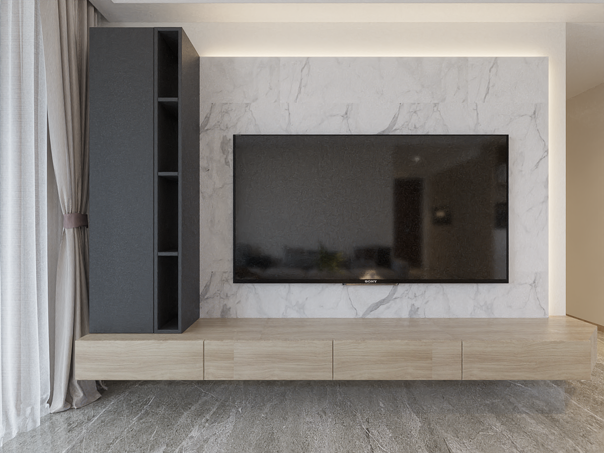 深圳口山设计：光明星河天地89㎡，装下四季温柔！-2