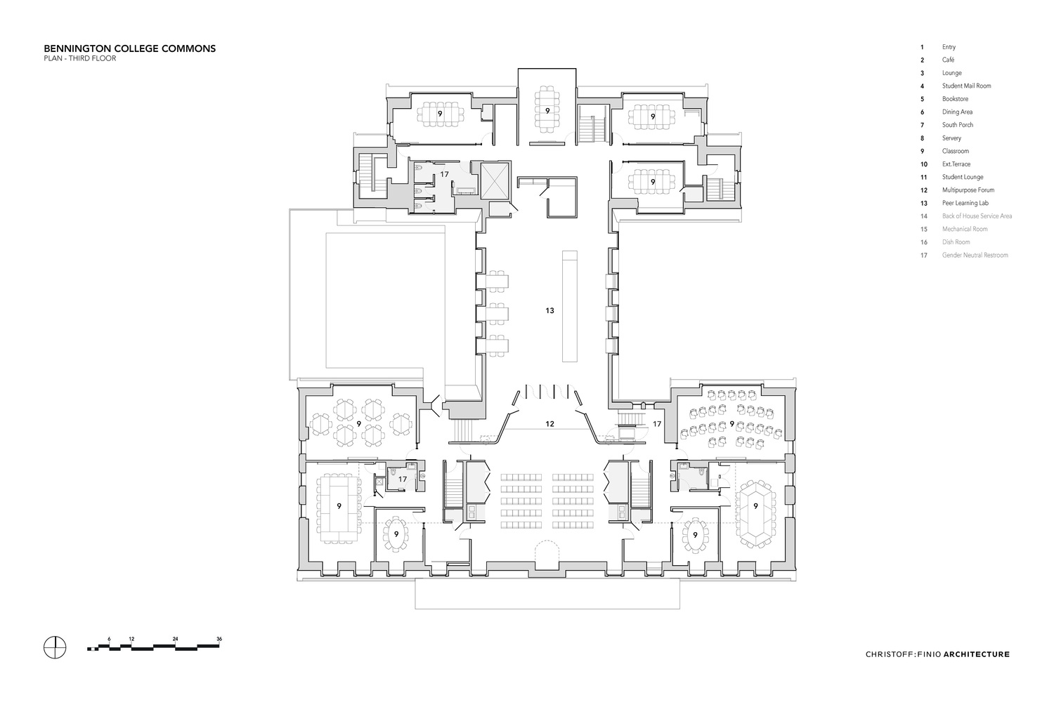 本宁顿学院 Commons 建筑 | 历史与现代的完美融合-56