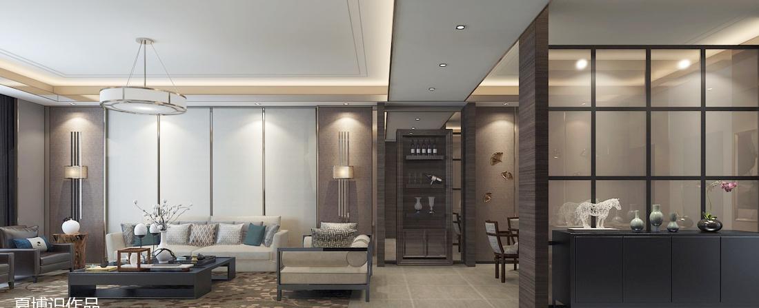 汤河铭筑 | 港式风沉稳住宅设计-13