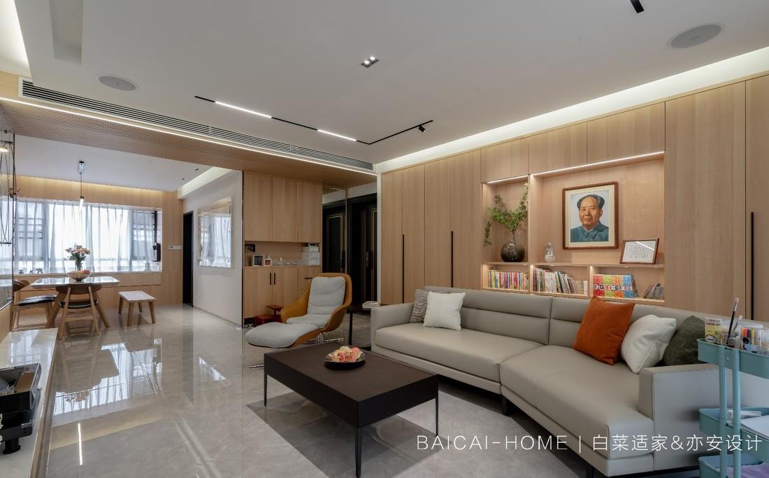 白菜适家 · 四房改两房的创意布局设计-26