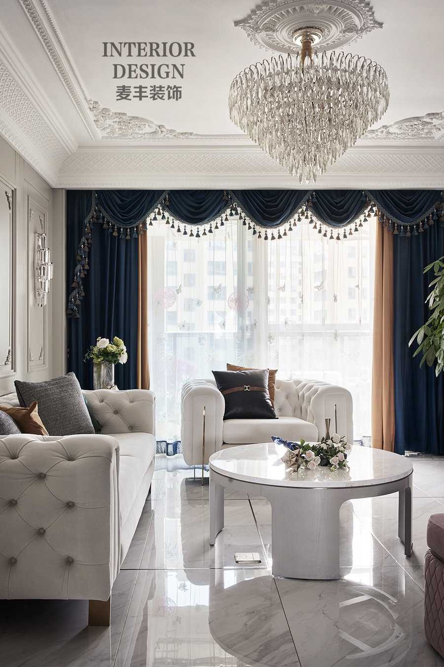 东方星城 130㎡法式轻奢住宅丨麦丰国际设计-28