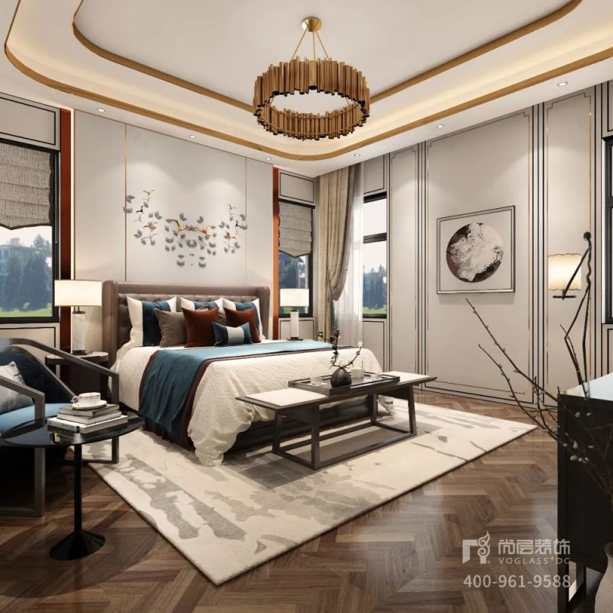 尚层装饰 | 新中式风格演绎“青出于蓝而胜于蓝”-27