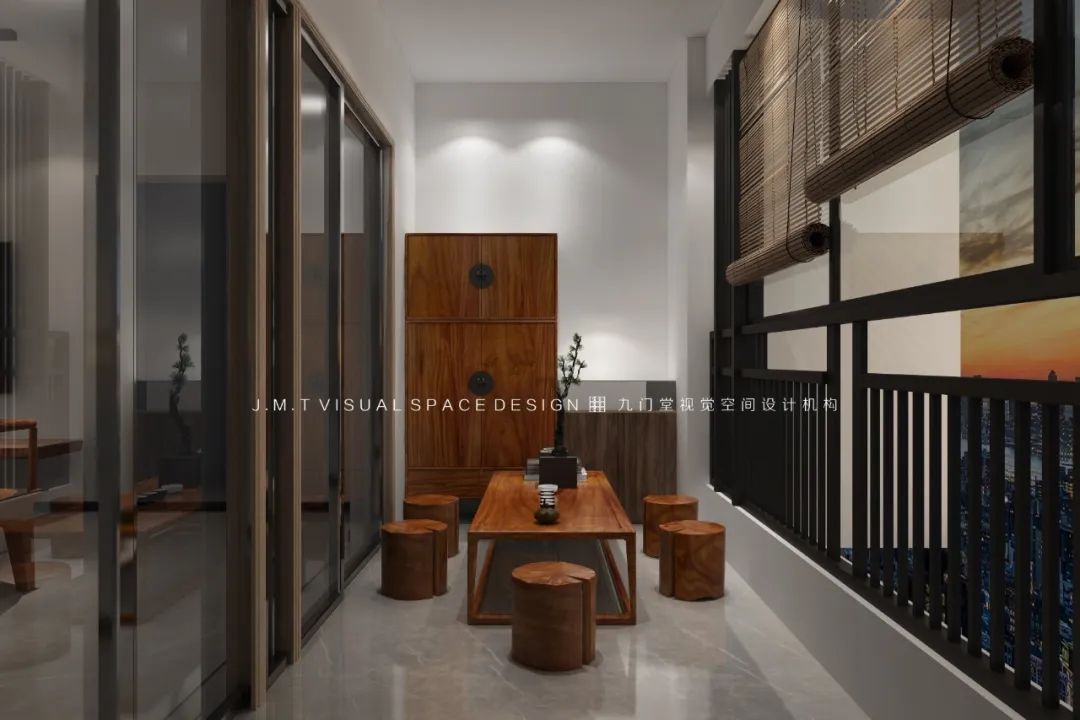 漓江郡府新中式设计,写意山水,禅意舒适-13