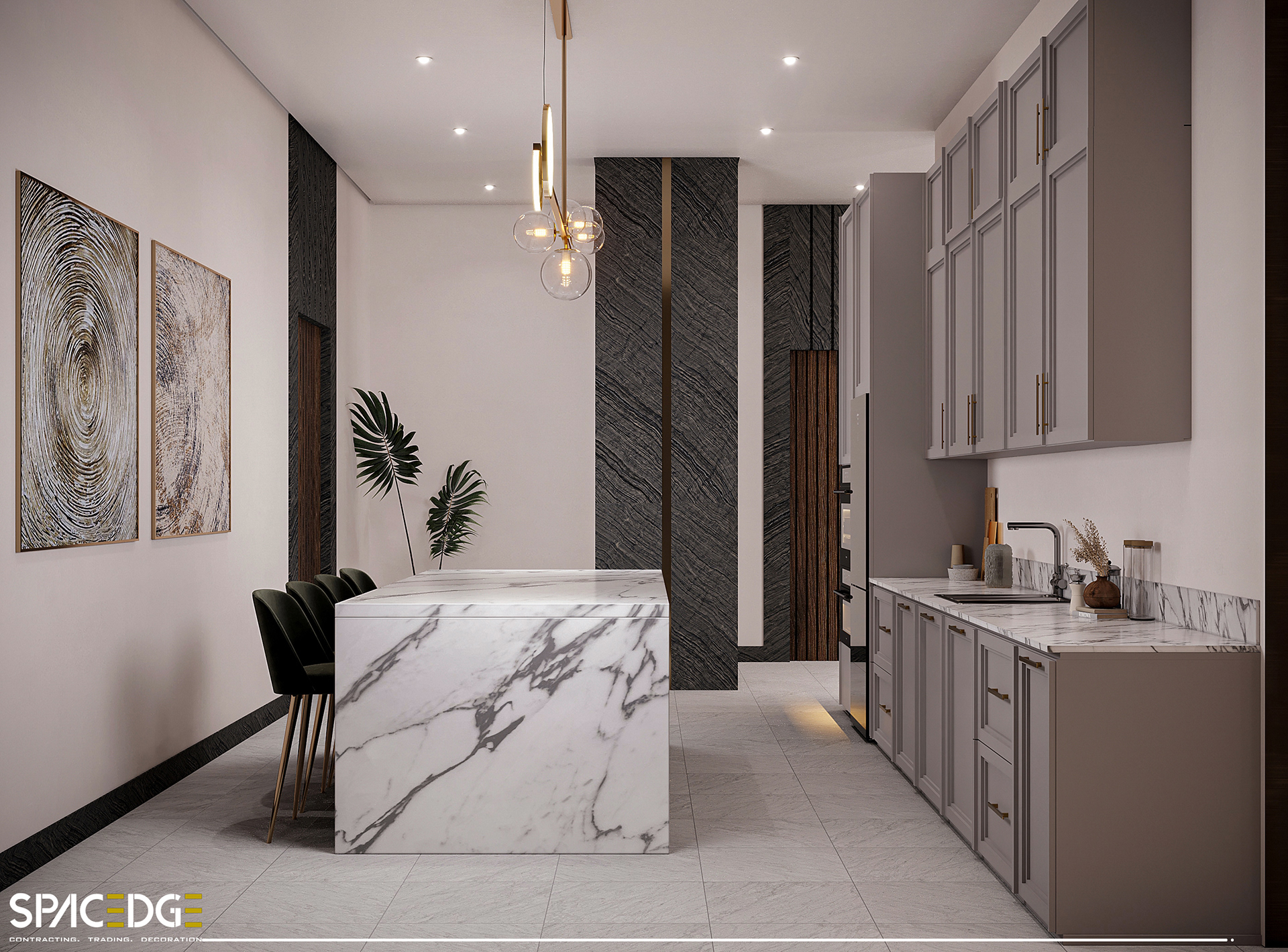 FAMILY LIVING AREA 设计丨卡塔尔多哈丨NADA RADWAN-11