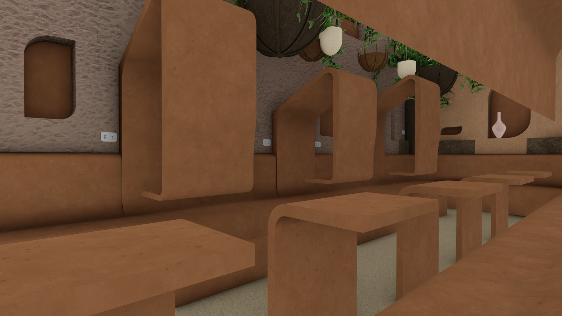 Mansoura 大学图书馆室内设计丨DESIGNED FURNATURE-7