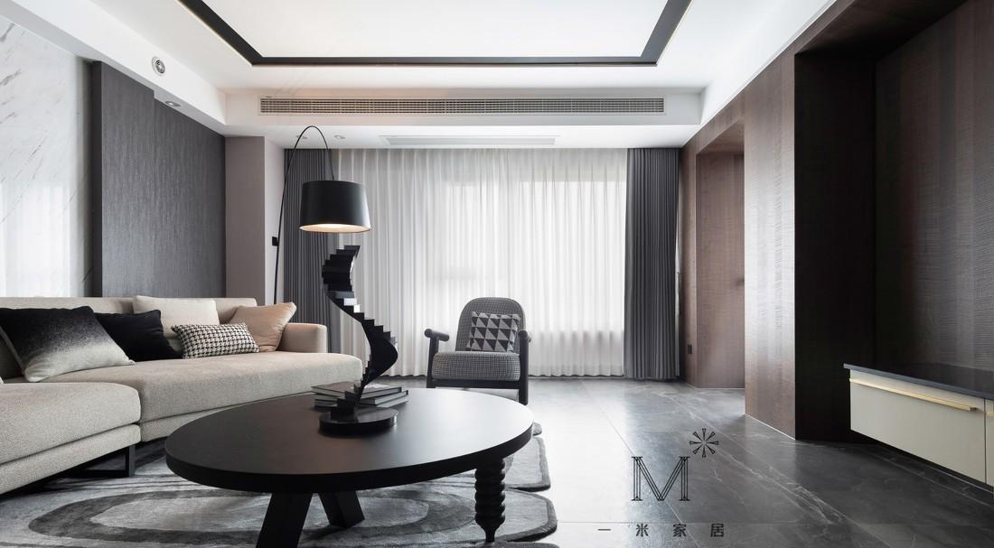 平层丨【一米家居】至酷至纯，现代港台风-4