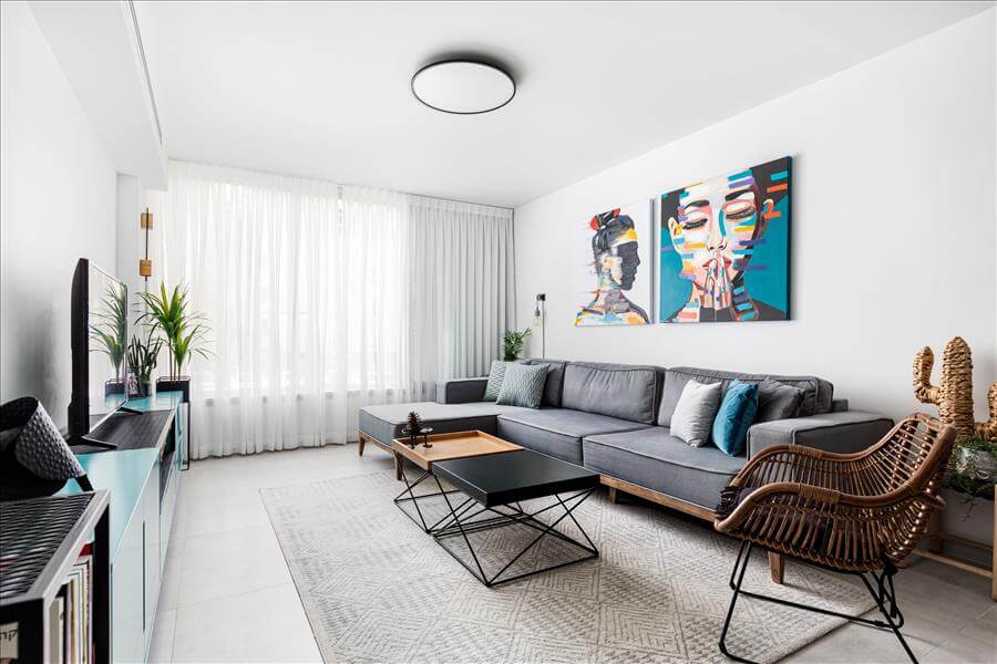 טובי כהן | עיצוב פנים דירה 5 חדרים בגבעתיים - PICKINTERI-5